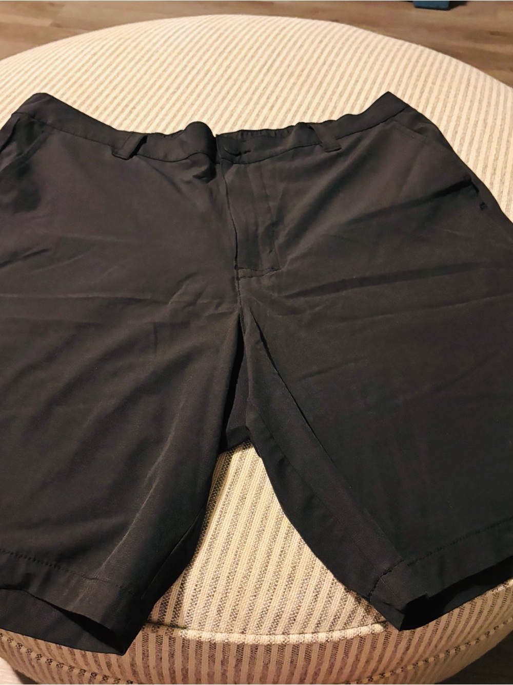 Banana Republic Black Flat-Front Men's Shorts